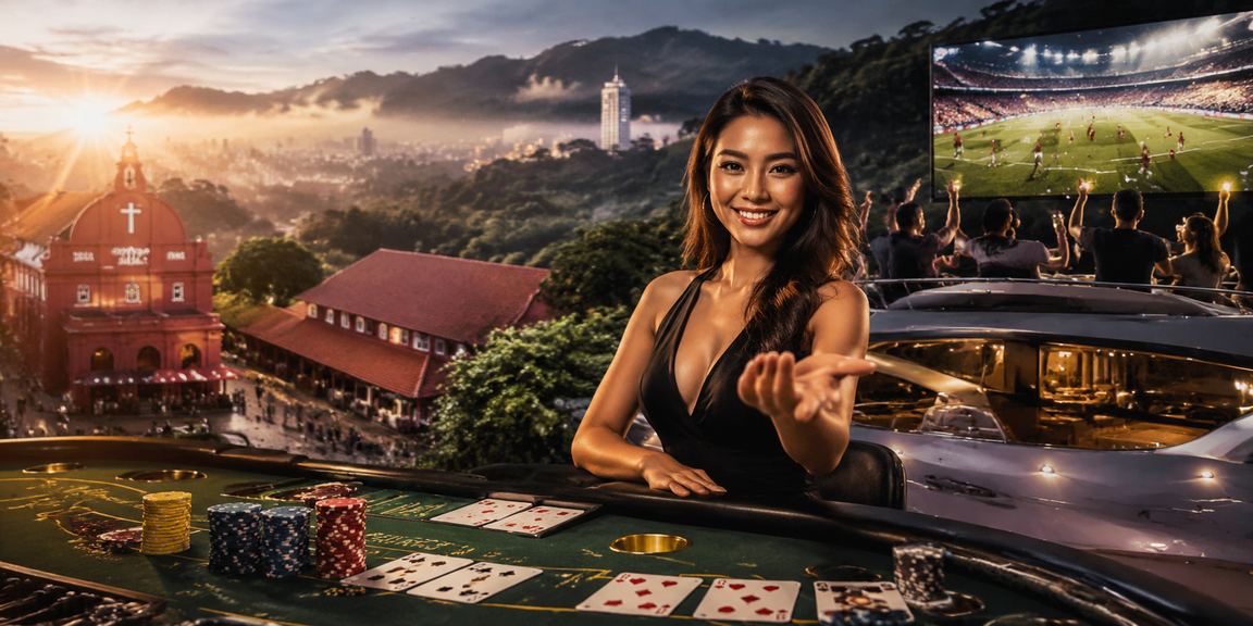 Pengalaman kasino baccarat mewah bergaya Melaka untuk pemain Malaysia